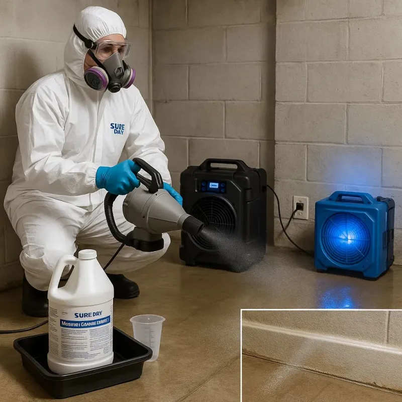 Sanitization and Odor Removal process in Manchaca, TX
